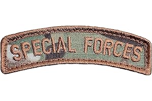 ‎LEGEEON Special Forces SF Tab Abzeichen SOF mult1cam Green Berets US Army Taktisch Morale Klettverschluss Patch