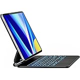 Earto Tastiera iPad Pro 11, Magic Style Keyboard per iPad Air 5 Generazione, Magnetico Galleggiante Design con Touchpad, 7 Co