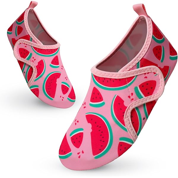 WAWSAM Kinder Strandschoenen voor Jongens en Meisjes; Zwemschoenen, Aqua Schoenen, Waterschoenen, Aquaschoenen; Snel Drogend, Barfuß Schoen, Blauwe haai, 29/30 EU