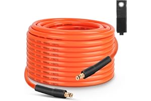 EAWONGEE 10m Pressure Washer Replacement Hose for Karcher K2 K3 K4 K5 K6 K7 Series, Water Clean Pipe Extension with Click Type Plug Quick Connector Orange