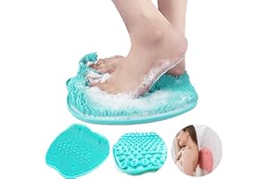 XUBX Prysznic on-Slip przyssawki Mata do masażu stóp, Mata silikonowa do leniwych stóp do mycia, silikonowa mata mata łazienkowa, shiatsu podkładka do masażu, Mata Do Akupresury Masażu Relaksu Stóp