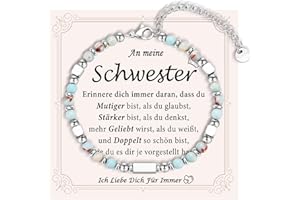 FAOMZQ Armband für Tochter Schwester Enkelin Nichte, An Meine Tochter Geschenke von Eltern, Geschenk für Schwester Enkelin Nichte zum Geburtstag Weihnachten Abschluss Firmung Kommunion