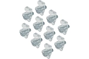 Gedotec golvhållare kök hyllhållare för fastsättning hylla-hållare för glasgolv – H3115 | plast