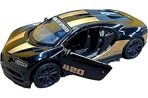 LGWJHCY Bugatti Mini Véhicules, Bugatti Chiron 1:43, Bugatti Jouet Voitures, Métal Voiture Modèle Jouet Enfant pour Garçon Fille Cadeau