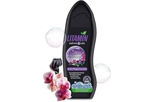 ‎LITAMIN Litamin Schaumbad Magische Momente 750ml – mit Orchideen-Essenz & Duft schwarzer Calla – pflegender Badezusatz für sinnliche Wellness-Auszeiten