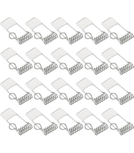 Lot De 10 Clips à Ressort Pour Spot Encastré 52x19mm - Acier Inox, Fixation Downlight & Lampe Plafond