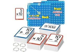 Azazaza Interactive Math Practice Kit, Math Flash Cards with Board, Addition, Subtraction, Multiplication & Division Practice Set, Maths Learning For Home, Classroom, School, Travel & Toddl 1 2 3