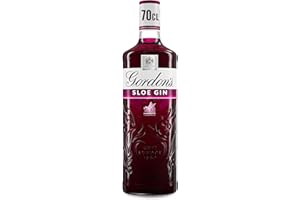 Gordon's Sloe Gin | 26% vol | 70cl | Crafted from Wild Sloe Berries & Gordon's Gin | Enjoy in a Glass with Tonic | Botanicals with Cassis Sweetness