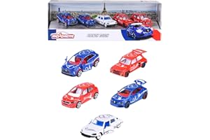 Majorette - French Touch Giftpack - Voitures Miniatures en Métal - Coffret 5 Véhicules Dont 2 Véhicules Exclusifs - 212055012