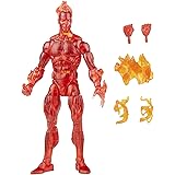 Hasbro Marvel Legends Series Retro - Torcia Umana dei Fantastici Quattro, Action Figure da 15 cm da Collezione, include 5 acc