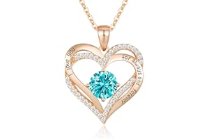 CDE Collane da donna Cuore in Argento Sterling 925, Gioielli Donna Regalo Amore per Lei, Regalo Moglie Festa della Mamma Compleanno Anniversario Regalo di Natale Valentin's Day Regalo di laurea