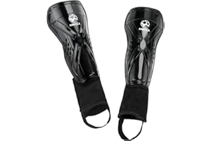 FRULX Shin Pads, Girls Boys Mens Shin Pad Sleeves Socks for Adult Junior Age Women with Ankle Protection and Adjustable Hockey Shinpads Straps Childrens Shin Guards