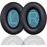 Spare Ear Pads for Bose QuietComfort 35 (QC35) and Quiet Comfort 35 II (QC35 ii) Headphones, Replacement Ear Pads Pillow