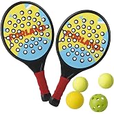 Junior Paddle Racket for Children Lightweight for Beginners | Girls from 6 years old Outdoor and Indoor Ball Game Set 2 Racke