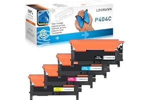 LOSMANN 4x toner kompatibel med Samsung CLT-P404C 404S C480W | Kompatibel med Samsung Xpress SL-C432W C433 C430W C430 C480 C480FW C482 C480FN C48X C43X