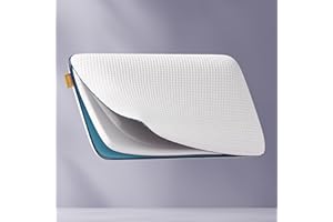 Emma Oreiller Original Premium | Mousse à Mémoire de Forme | Rafraîchissant | Personnalisable | 40x70 cm | Housse Respirante Lavable, Soutien Réglable | Certifié Oeko-TEX