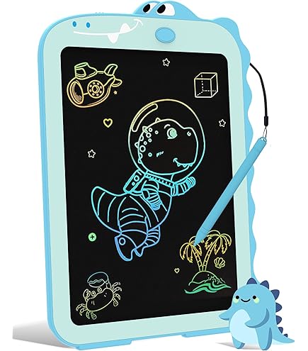 MAXMALA ® Tablette/tableau Noir Magnétique Numérique électronique Magique Avec écran LCD LED Pour Enfants 2 3 4 5 6 7 8 Ans + QR + 100 Dessins Rose 8, 5 Pouces