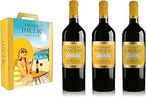 CHÂTEAU DAUZAC CHATEAU DAUZAC - COFFFRET MARGAUX -3 Millesimes Vin Rouge Vegan AOP Margaux Bordeaux Grand Cru Classe en 1855 3 x 75 cl