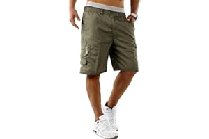 Unbranded Men's Casual Cargo Shorts, Stone Beige, S, M, L, XL, 2XL, 3XL