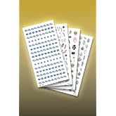 ARTİKEL 4-Piece Nail Tattoo Set, Nail Sticker Set, Nail Art, Tattoo