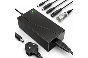 JSOPRTVR 42V 2A Electric Scooter Charger,Universal with 6 Connections for 36V Li-ion Batterie,for Xiaomi Scooter,Electric Bike, Mobility Scooter,Self-Balancing Scooter