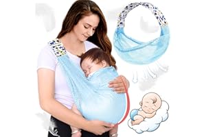 Porte-bébé respirant,porte-bébé,écharpe porte-bébé réglable,porte nouveau-né,écharpe bébé, écharpe nouveau-né,système de portage souple bébé