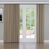 Gauze Fabric Design Blackout Light Chickpea Color Blackout Background Curtain 150 x 250