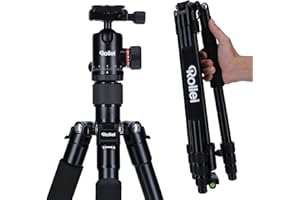 Rollei C5i 22583 Statyw 4 w 1 z Torbą, Wysokość 159 cm Czarny