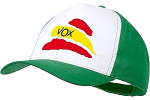 MERCHANDMANIA Gorra Bandera ESPAÑA Partido VOX Color Cap