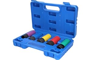 BRILLIANT TOOLS BT691010 1/2" Zestaw nasadek udarowych do felg aluminiowych, 5-szt [Powered by KS TOOLS]