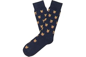 Jimmy Lion Calcetines de Animales fabricados en algodón peinado. Tallas 36-40 | 41-46 en media caña.