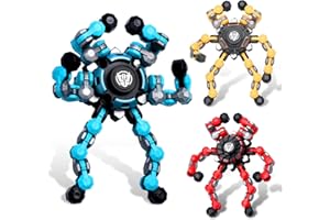 SERDA-RUN 3pack Fidget Spinner Toys, DIY Fingertip Spin Top Toys, Hand Funny Finger Spinner Creative Fingertip Mechanical Gyro for Kids Adults, All Ages Sensory Fidget Toys