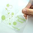 Wakehurst Cello Soap Gift Bags, Soap Packaging, Natural Soap Bags, W11.5cmxL11.5cmxH4cm 50 sheets (Green)