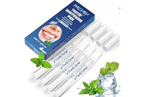 MALLBAOLA 4 Stück Zahnaufhellung Stift, Zahnaufhellung Bleaching Set, Bleaching Stift für Weiße Zähne, Schnelles Bleaching Zähne, Instant Teeth Whitening Pen, Effektiv Entfernen Jahrelange Flecken