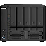 QNAP TS-932PX-4G 9 Bay (5 + 4) Desktop NAS Enclosure - 10GbE SFP+ and 2.5GbE Connectivity - 5 x 3.5-inch Drive Bays & 4 x 2.5
