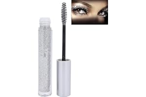 DIOCHE Glitter Lash Mascara Diamond Eyelash für Damen Konzert Make-up Schnell Trocknend Wasserdicht Langanhaltend Diamond Shiny Charmante Mascara Funkelnde Augen Make-up 3.5g