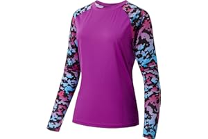 Bassdash Donna UPF 50+ UV Sun Protection T-Shirt a Manica Lunga per la Pesca e l'escursionismo
