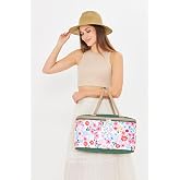 Superbag 22 Litre Piknik/kamp &Ccedil;antası Sepeti. Termal Termos &Ccedil;anta (SICAK-SOĞUK KORUMA SAĞLAR) Flower