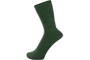ZAKIRA Finest Combed Cotton Dress Socks in Plain Colours for Men, Women