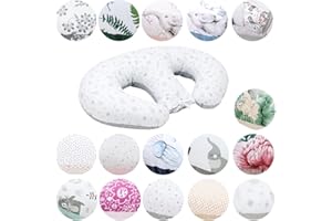 BELLOCHI GROWING IN STYLE Bellochi Maternity and Nursing Pillow for Twins - Baby Support Pillow – Multifunctional Breastfeeding Pillow with Cover Made of 100% Cotton – OEKO-TEX Certified (Star Copse)