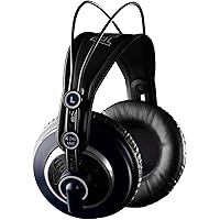 AKG K240 MKII Casque de studio professionnel semi-ouvert, bandeau auto-réglable, conception haute performance, adaptateurs 3
