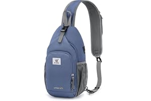 SKYSPER Brusttasche Schultertasche Herren Sling Bag Klein Crossbody Bags Männer Damen Leicht Umhängetasche Wandern Outdoor Reisen