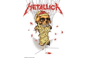 Metallica Bandiera Originale One, Tela, Multicolor, 110x75x0.1 cm