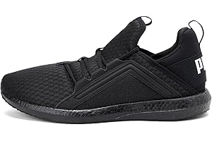 PUMA Mega Nrgy męskie trampki dzianinowe, M, Czarny, Medium