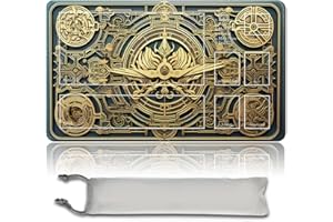 MPLR BOARD GAME Gioco da tavolo MTG tappetini da gioco+sacchetto impermeabile gratuito, bordi smussati, superficie in gomma liscia, MTG PlayMat with Zones(An Original MTG Playmat) (With Zone)