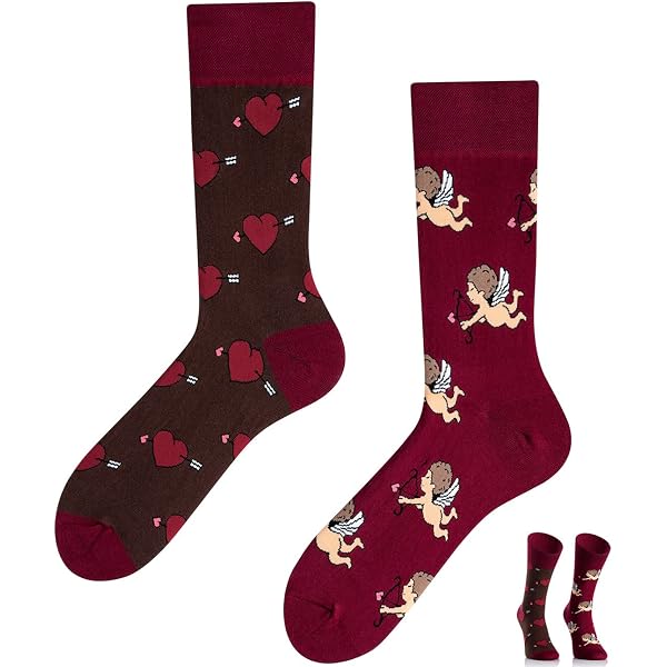Rainbow Socks – Calzini Per Coppie Innamorati – Set Da 2 Paia In Scatola Regalo, Unisex