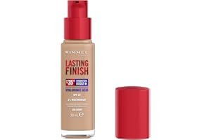‎RIMMEL Rimmel Lasting Finish 35h silnie nawilżający i długotrwale kryjący podkład do twarzy z filtrem SPF20 nr 100 Ivory