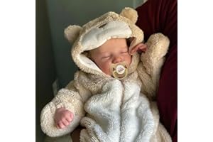 BABESIDE Muñecas Reborn Realistas Niño 17 Pulgadas Muñecas Reborn Realistas Hechas a Mano Bebé Recién Nacido con Cuerpo de Vinilo Suave Muñecas Bebé de la Vida Real