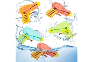 O-KINEE Pistole ad Acqua, 8 Mini Pistola ad Acqua per Bambini, Squirt Gun Giocattolo, Water Gun Blaster, Squirt Pistola, Lunga Gittata Pistole ad Acqua, per Feste All'aperto Piscina Estiva Sulla Spiaggia
