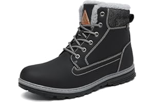 Mishansha Homme Bottes de Neige Outdoor Chaussures de Trekking Boots Hiver Imperméable, 39-46 EU